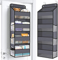 Over The Door Organizer Storage behind Door Hanging Organizer by WiseLife