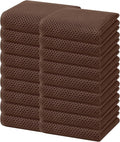 Homaxy 100% Cotton Waffle Weave Kitchen Dish Towels 18-Pack, Coffee | 13 x 28 by Homaxy