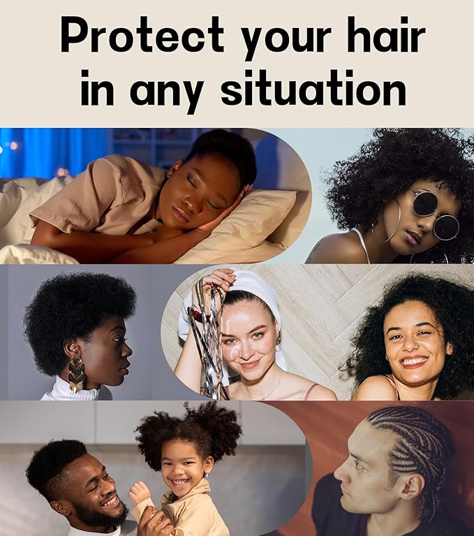 100% Mulberry Silk Bonnet for Sleeping for Curly Hair and Braids, Wrap with Adjustable Strap for Women and Men, Silk, Not Satin（1Pc,Pink