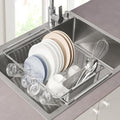 Dish Drying Rack Over the Sink Expandable to 24.5" Dish Drainer — Space-Saving by SweetHomeCollection