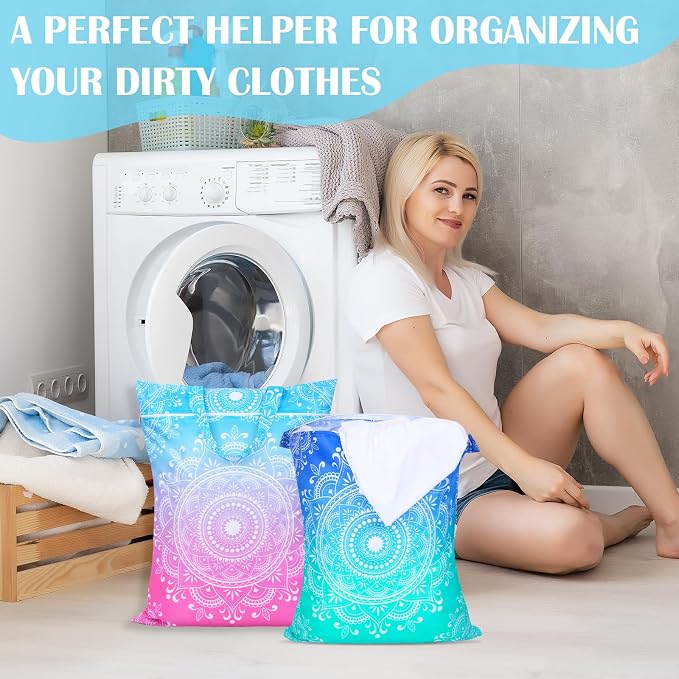 2 Pcs Large Travel Laundry Bags - Image 2