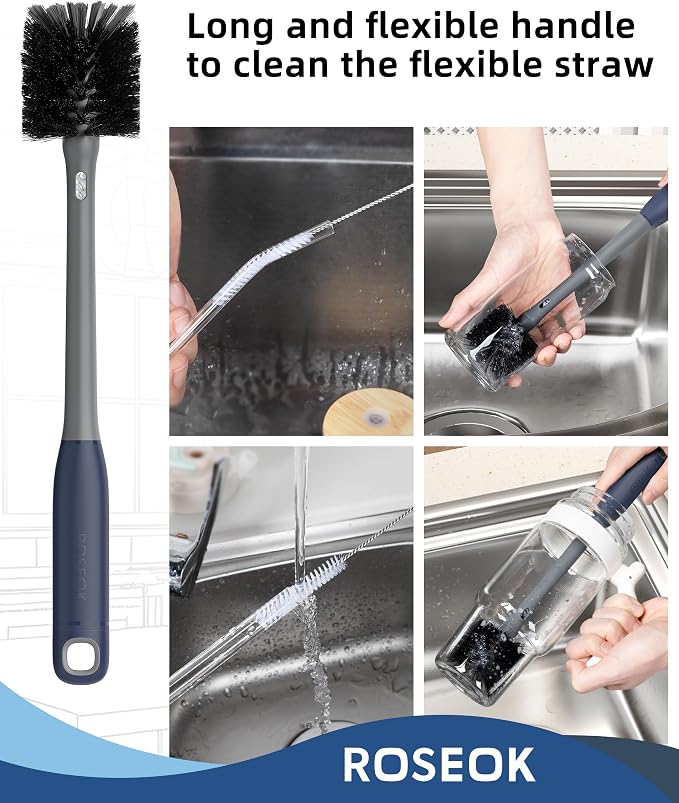 ROSEOK 2 in 1 Bottle Brush - Image 5