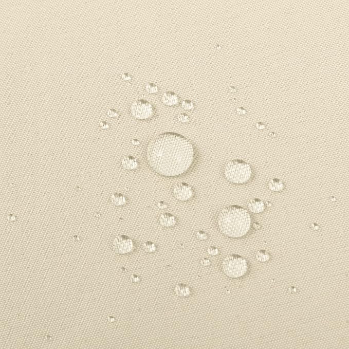 ALYVIA SPRING Waterproof Fabric Shower Curtain or Liner White/Cream - Image 5