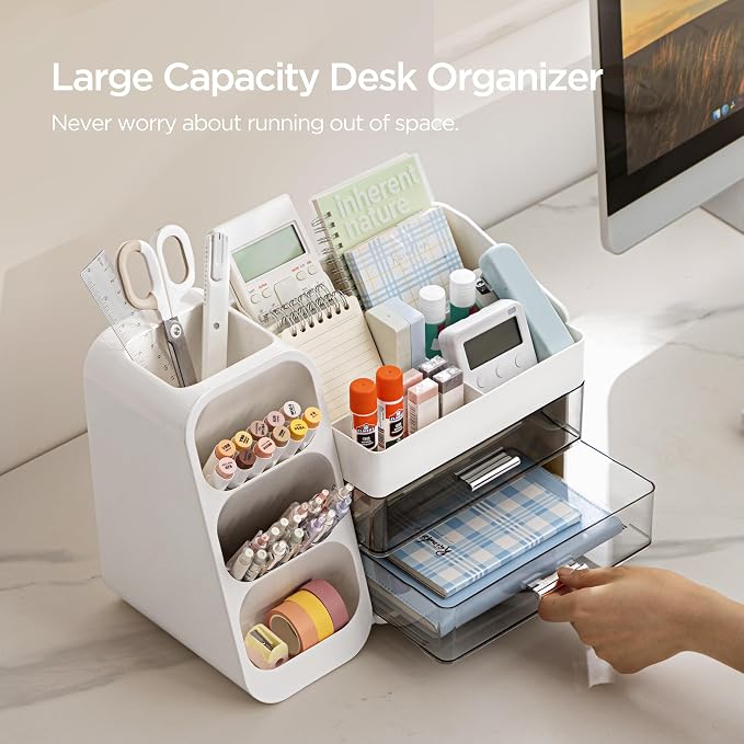 HBlife Desk Organizer with Pen Pencil Holder - Image 2