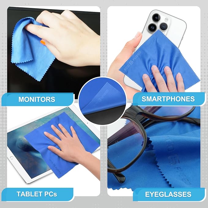 Eco-Fused Microfiber Cleaning Cloth - Image 3