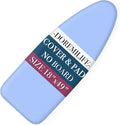 Ironing Board Cover and Pad 18x49 Large, Extra Thick Natural Cotton, Silicone by Unknown