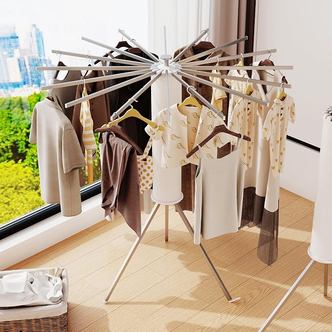 LIENAHU Clothes Drying Rack, Drying Rack Clothing, Laundry Drying Rack - Image 2