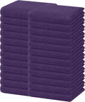 Homaxy 100% Cotton Waffle Weave Kitchen Dish Towels 24-Pack, Eggplant | 13 x 28 by Homaxy