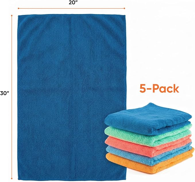 Superio Microfiber Squeegee Mopping Towel Extra Large Miracle Cloth Streak Free - Image 2