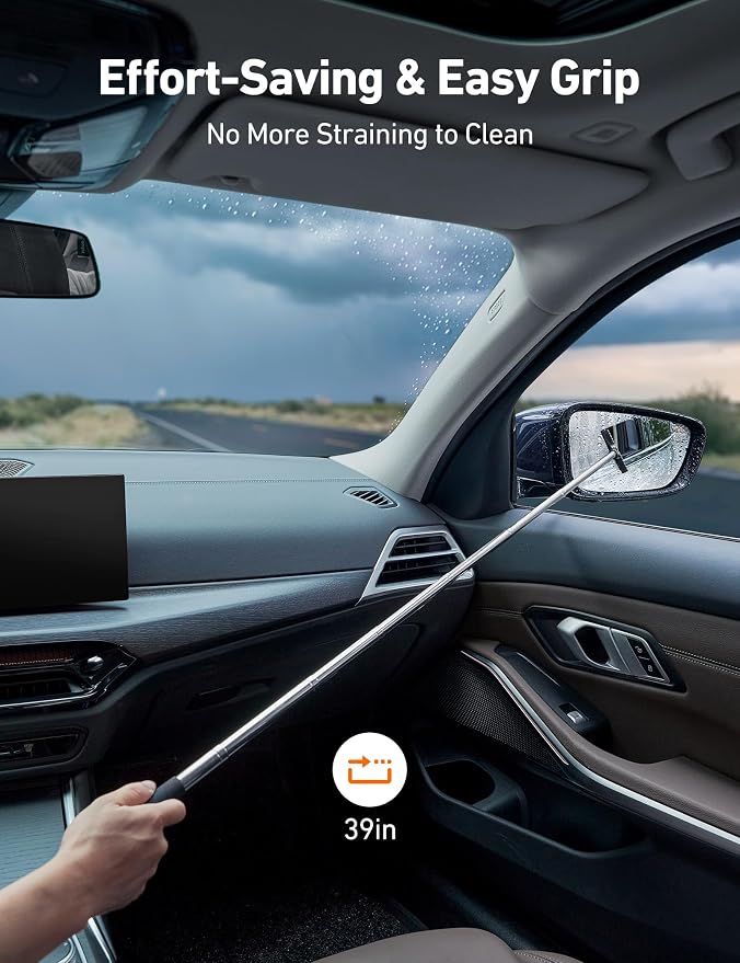 AstroAI 5pcs Windshield Cleaner Tool & Car Window Cleaning Kit | Extendable - Image 7