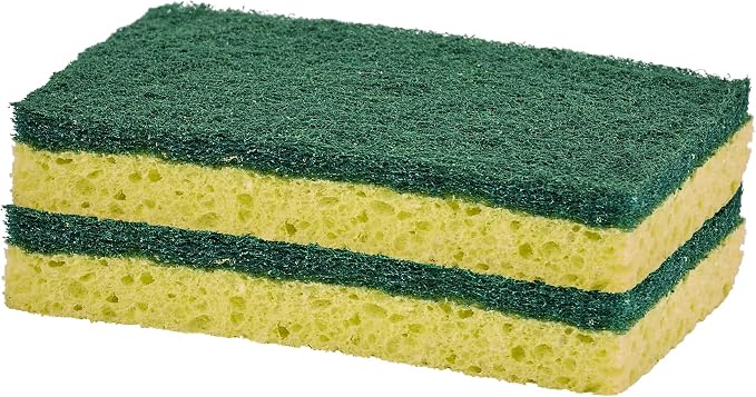 Kitchen Large Sponges for Washing Dishes, Non-Scratch Cellulose Dish Scrub by Superio