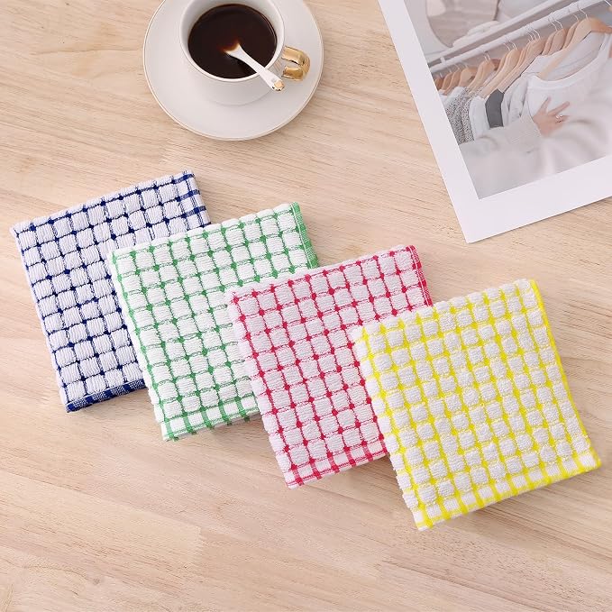 Kitinjoy Cotton 8 Pack Terry Kitchen Dish Cloths - Image 6