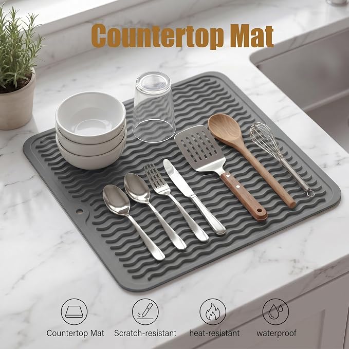 MicoYang Silicone Dish Drying Mat - Image 3
