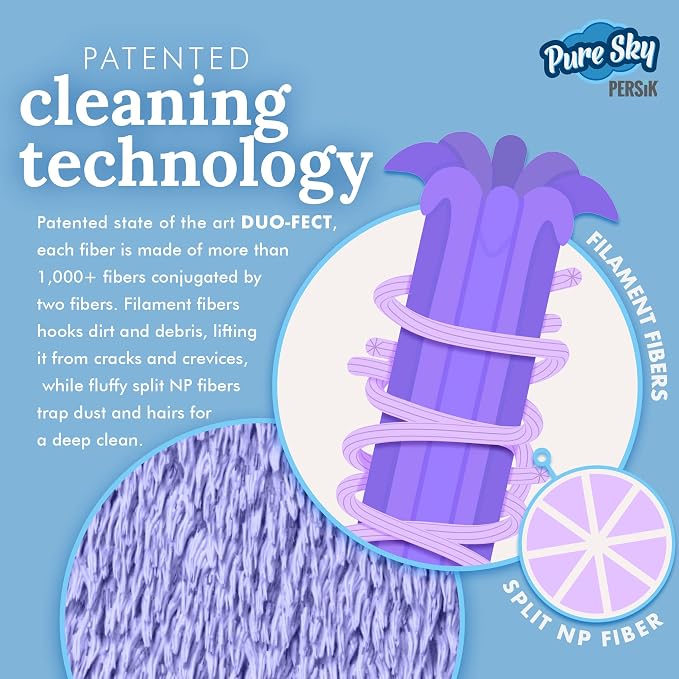 persik Pure-Sky Microfiber Glass Cleaning Glove - Image 4