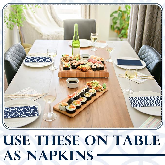 72 Pcs Reusable Paper Towels Kitchen Cloths Japanese Style - Image 3