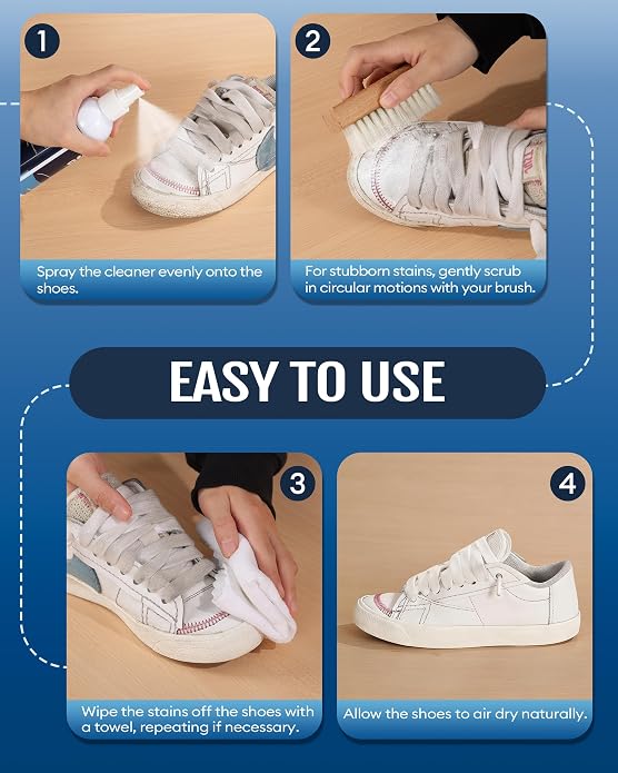 Jevvu Shoe Cleaner, Sneaker Cleaner Foam - Image 6