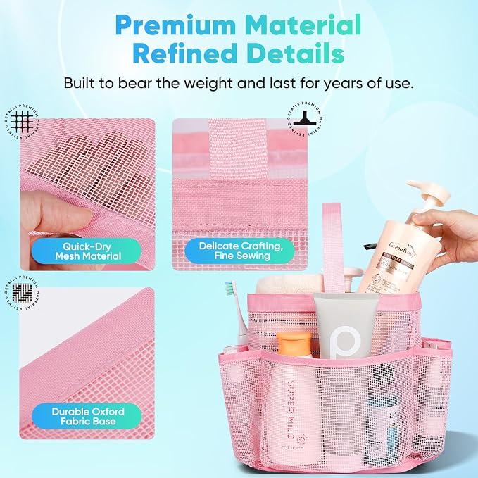 EUDELE Mesh Shower Caddy Portable - Image 5