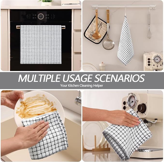 Homaxy Kitchen Towels and Dishcloths Set - Image 6