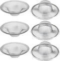 6 pcs Heavy Duty Stainless Steel Slop Basket Filter Trap, 2.75" Top / 1" Mesh by BESSEEK