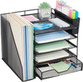 5-Tier Desk File Organizer by Illuminatinglifewiththewarmthandloveoflight