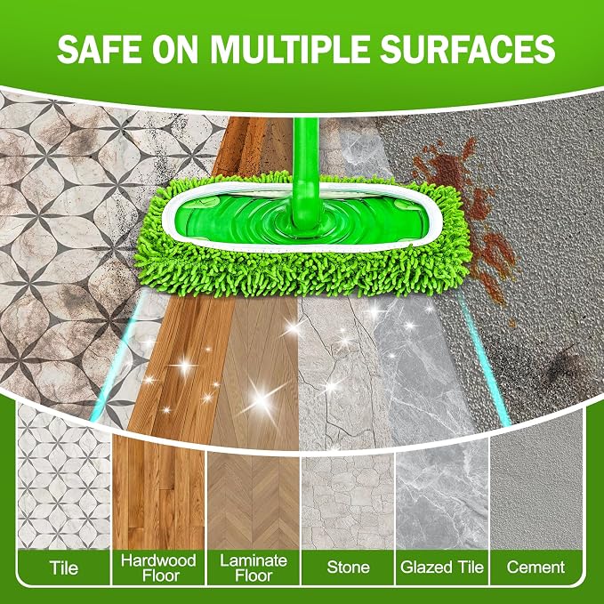 8 Pack Reusable Mop Pads Compatible - Image 7