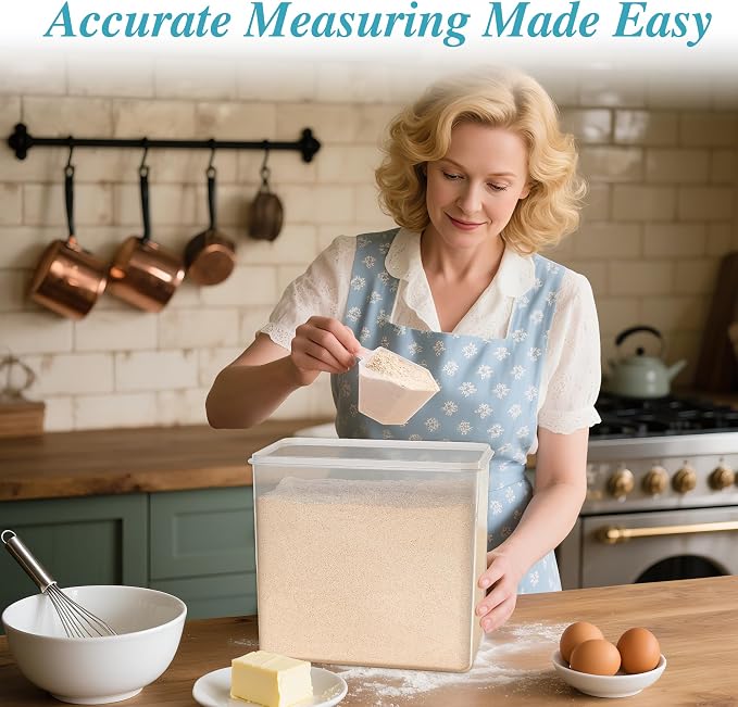 Vtopmart 8.5L Extra Large Flour Sugar Storage Containers, Airtight Seal - Image 5