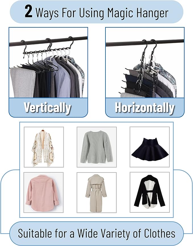 Mr. Pen- Space Saving Hangers, 360° Rotating Hooks - Image 4