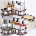 YASONIC Corner Shower Caddy Adhesive, 100% Rustproof Shower Organizer by YASONIC