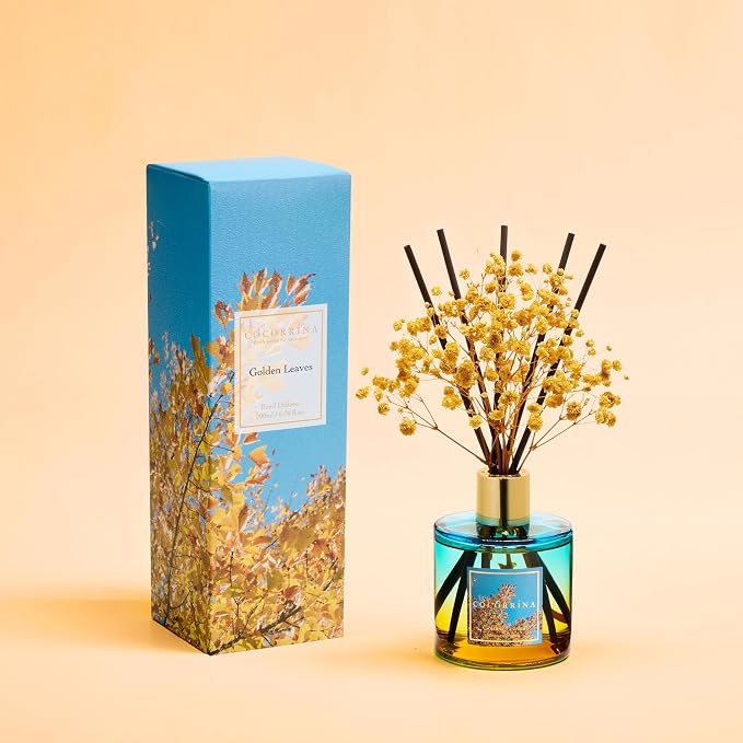 Reed Diffuser - Golden Leaves Reed Diffuser Set - Image 2