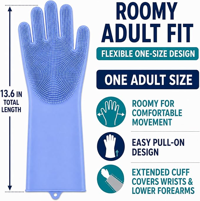 Silicone Dishwashing Gloves - Image 5