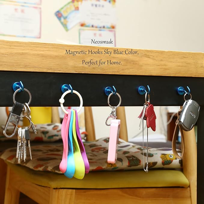 Neosmuk Magnetic Hooks, 30lb Heavy Duty, 15 Pack - Image 4