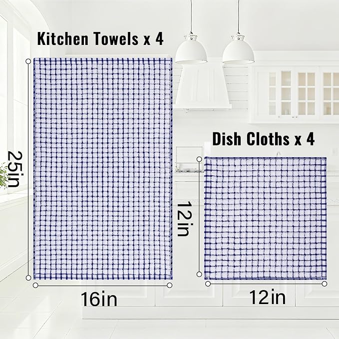 Homaxy Kitchen Towels and Dishcloths Set - Image 3