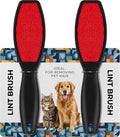 2 Pack Double-Sided Lint Brushes, Pet Hair Remover by DecorRack
