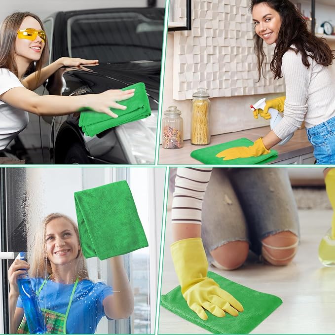 SmoothNovelty 10 Pcs Extra Large Microfiber Cloth 30" x 20" Large Floor - Image 5
