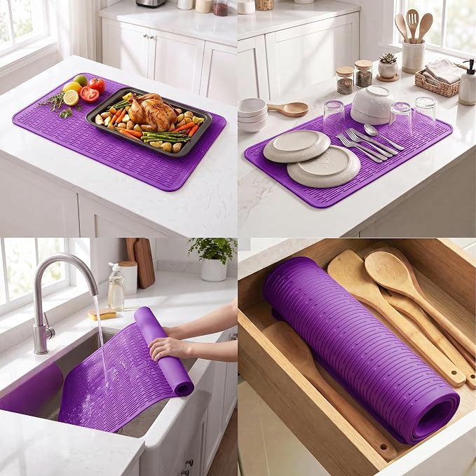 MicoYang Silicone Dish Drying Mat - Image 4