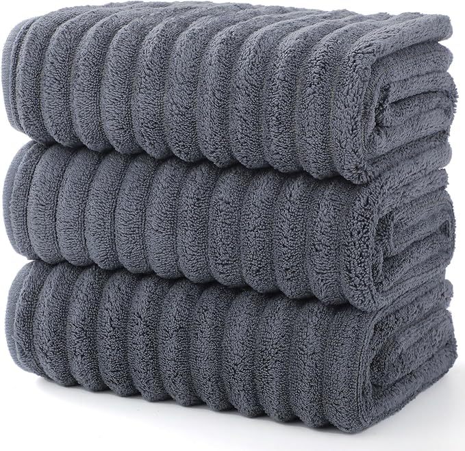 Luxury 3-Piece Quick-Dry Bath Towel Set – Ultra Soft Microfiber Towels | Hand - Image 2
