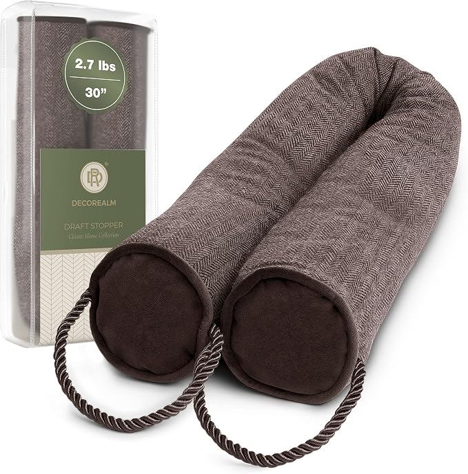 Heavy Duty Under Door Draft Stopper and Noise Blocker, Sound Proof Under Door by DECOREALM