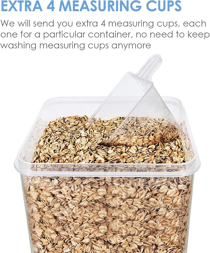 Vtopmart 6.5L Flour Sugar Storage Containers, Airtight Seal, BPA Free, Food - Image 5