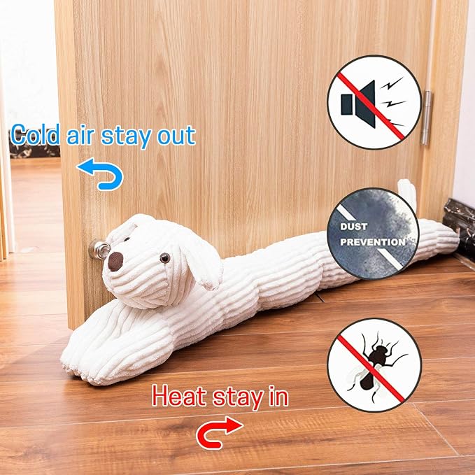 SWISSELITE 36 Inch Under Door Stopper, Decorative Door Noise Blocker | Weighted - Image 4