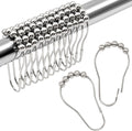 Shower Curtain Hooks Rings, Free Sliding Shower Hooks by Cerpourt