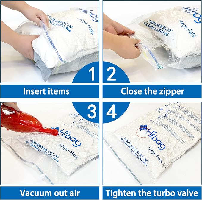 Vacuum Storage Bags, Space Saver Vacuum Seal Storage Bags 35-Pack Sealer Bags - Image 2