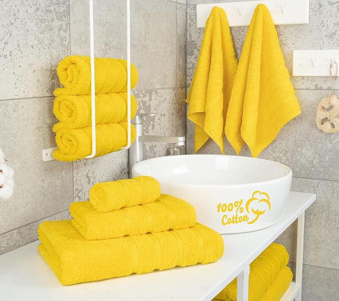 American Soft Linen 100% Cotton Luxury Turkish Towels, 6 Piece Towel Set | Soft - Image 2
