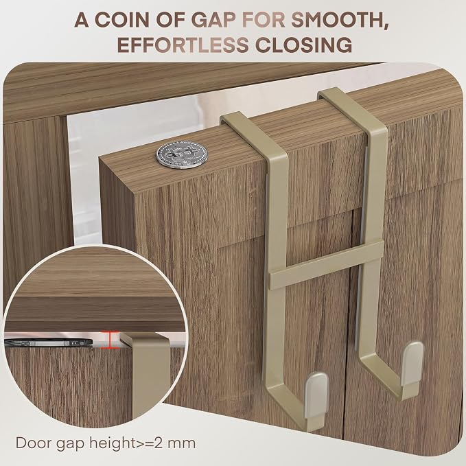 FYY 2 Packs Over The Door Hooks, Double Sided Door Hanger Hook - Image 6