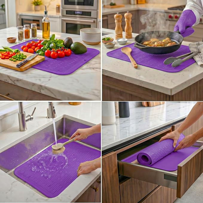 MicoYang Silicone Dish Drying Mat - Image 4