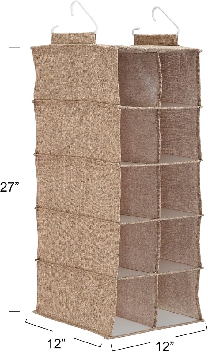 Household Essentials 10‑Pocket Hanging Shoe Organizer - Image 3