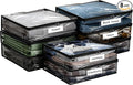 Plastic Storage Bags with Easy-Glide Zipper, Durable Clear Vinyl Zippered by Kikerike