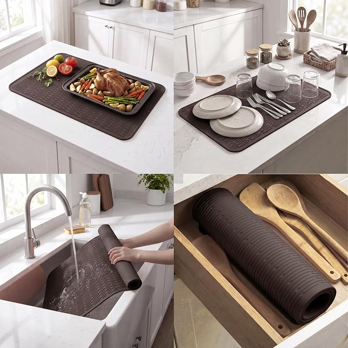 MicoYang Silicone Dish Drying Mat - Image 4