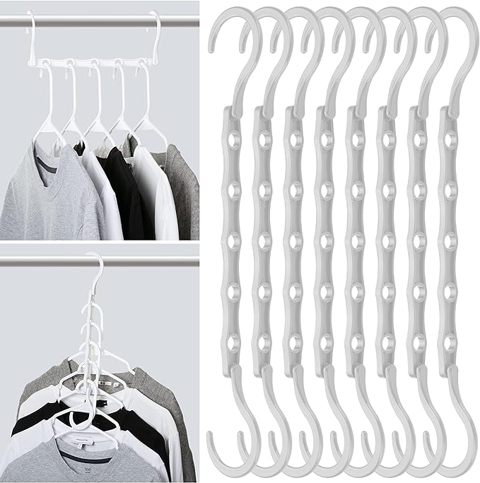 Mr. Pen- Space Saving Hangers, 360° Rotating Hooks | Magic Cascading Hanger by MrPen