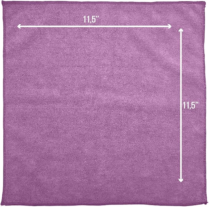 GREEN LIFESTYLE Microfiber Cleaning Cloth 11.5" x 11.5" 750 Pack - Image 6