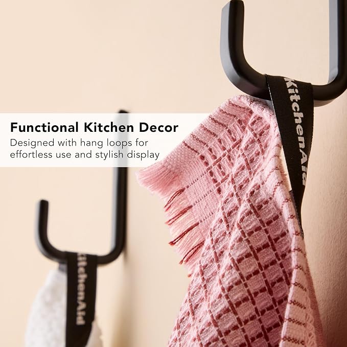KitchenAid Gourmet Series Gridlines Kitchen Towels 3-Pack Set, 100% Cotton - Image 6